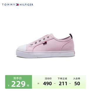 夏季 女童透气休闲低帮鞋 新品 TOMMY儿童帆布鞋 中大童舒适鞋 子