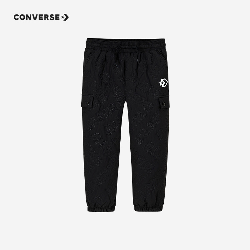 匡威童装儿童棉裤男女童2025冬季新款中大童保暖长裤运动裤卫裤厚