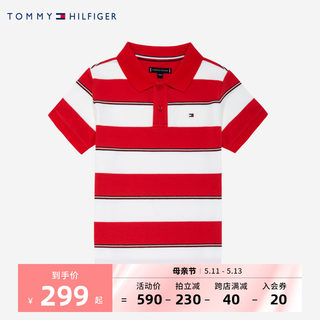 TOMMY儿童夏季新品男童轻薄短袖Polo衫宝宝舒适上衣潮