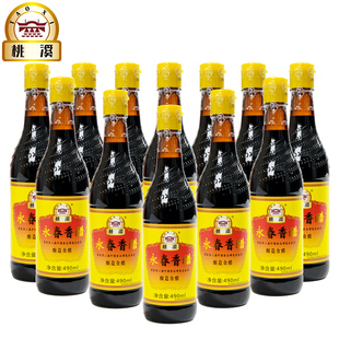 桃溪牌永春香醋490ml*20 蘸料醋凉拌醋食用饺子醋经典黄标调味醋
