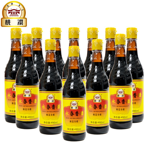 永春香醋桃溪牌490ml*20香醋