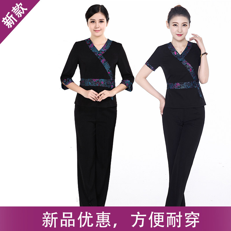 新款足疗美容院技师工作服女TS泰式spa按摩足浴店工作服春夏秋冬在类目 女装/女士精品, 套装/学生校服/工作制服, 酒店工作制服中 - 来自Buy2taobao.com提供专业的淘宝代购服务