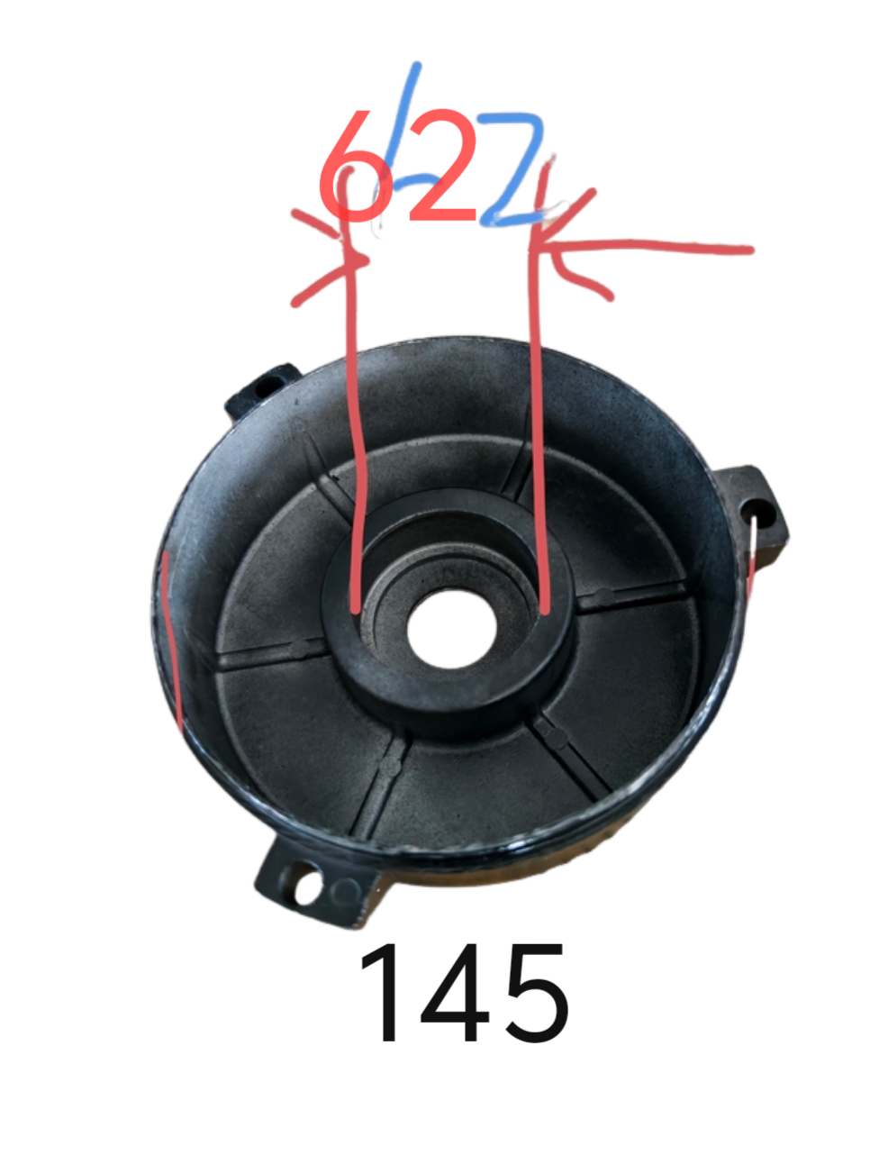 江苏九久电机DM90LL-4-2200W苏州黑猫360/0717c清洗机电机铝后盖