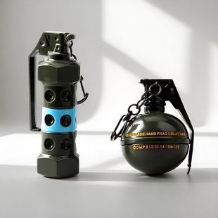 三角洲行动周边闪光震爆弹模型钥匙扣csgo闪光弹和平精英手雷仿真
