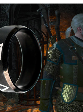 游戏周边 巫师3 戒指 Witcher猎魔人狂猎不锈钢指环送礼