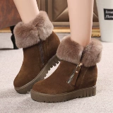 Martens, демисезонные флисовые короткие сапоги, ботинки, из натуральной кожи