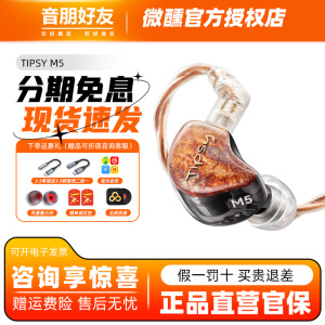 TIPSY 微醺M5有线耳机入耳式HIFI高保真发烧耳塞耳返监听舞台耳返