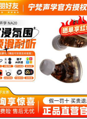 NFACOUS宁梵声学NA20有线入耳式动圈专业耳机人声hifi高音质舒适