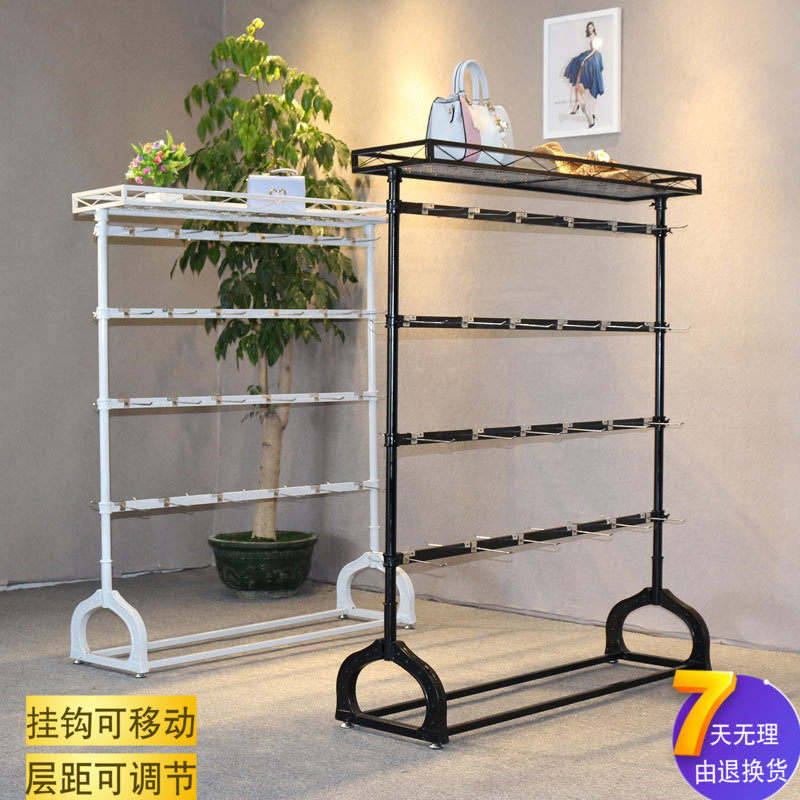 铁艺调节袜子货架落地展示架多功能手套饰品超市架子手机配件挂架
