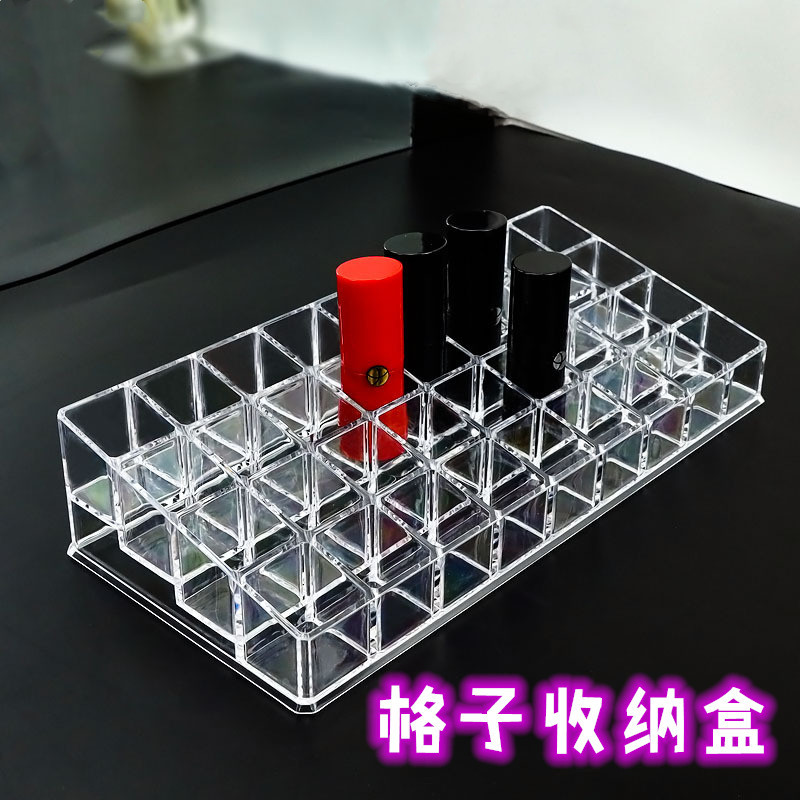diy滴胶色精亚克力多格口红收纳图片
