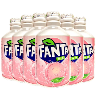 日本进口白桃味子弹头铝罐装收藏版可乐高颜值网红汽水300ml