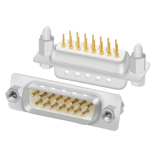 煌林DB15公座母座 DR/DP公头母头90度弯角焊板公母头二排15针插座