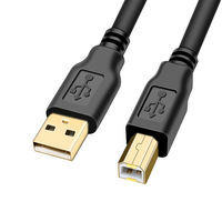 Huanglin USB printing cables are suitable for HP, Brother, Epson and other printer data connection cables with a length of 1/3/2/8 meters thumbnail 6