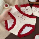 三角裤 女2026马年红色女款 女士舒适 可爱女生本命年内裤 波点萌喵