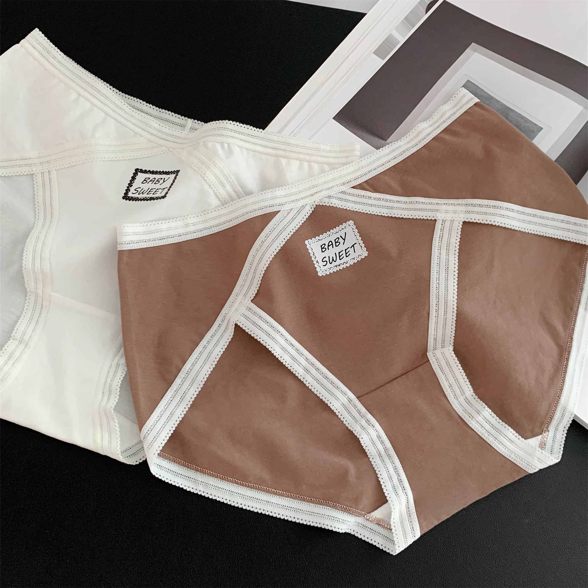 简系feel~女生舒适简约全棉舒适高开叉三角裤纯棉内裤女2026新款,女士内衣/男士内衣/家居服,女三角裤,淘宝优惠券,粉丝福利购,淘宝优惠卷