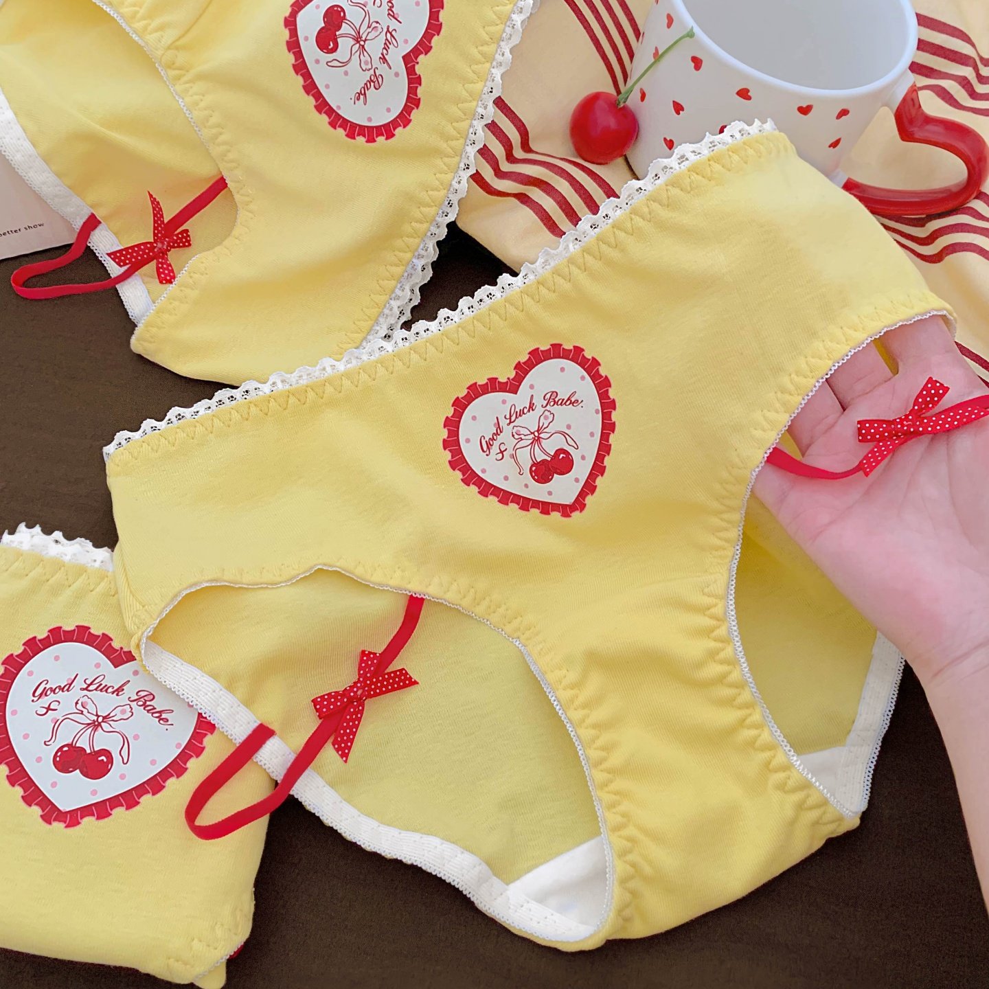 小甜崽 多巴胺腿环小心机甜美女生纯棉内裤女士舒适透气款三角裤,女士内衣/男士内衣/家居服,女三角裤,淘宝优惠券,粉丝福利购,淘宝优惠卷