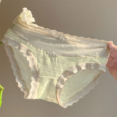 女生小心机蕾丝纯欲透气内裤 女2026新款 女款 春野花信 三角裤 女士