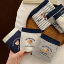 纯棉10a级抑菌加长裆女士三角裤 女款 女生秋冬高弹力内裤 学院小熊