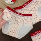 小马幻喵 女款 甜美少女内裤 女2026马年可爱印花红色本命年三角裤