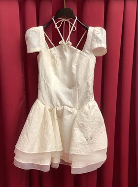 正品23夏蝴蝶装饰连衣裙LF23X61004W075-230