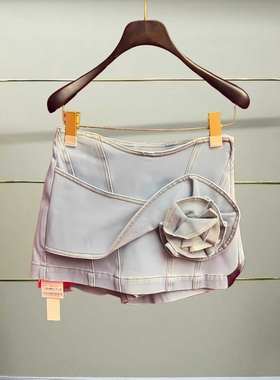 肆正品25夏盘花牛仔半裙LF25X61NS024-250