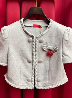 正品24夏华丽烫钻趣味上衣LF24X61SC264-240