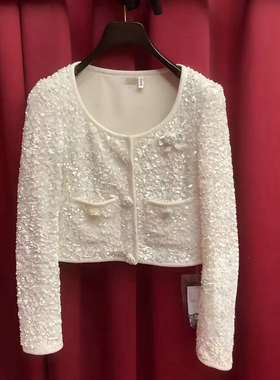 正品24冬华丽亮片开衫LF24D21SB097-240