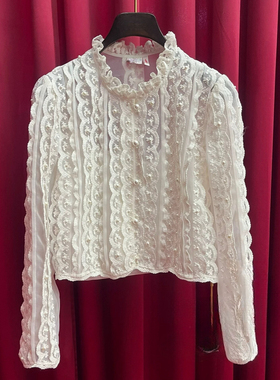 正品24冬欧根纱上衣（配内搭LF24D01SB224-240