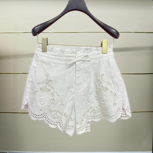 宁正品26夏绣花珠饰牛仔裤LF26X41NP280-260