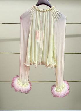 肆正品 25夏盘花装饰轻薄外套LF25X61SC141-250