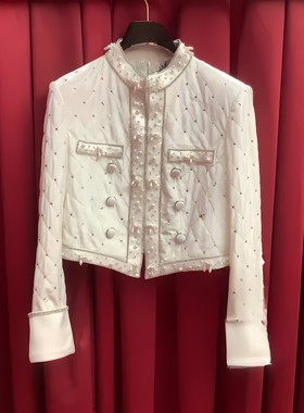 正品23秋奢华钉珠短外套 LF23Q31C01W103J-230