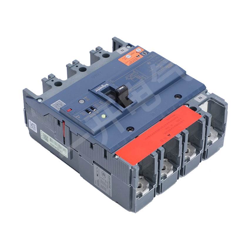 施耐德塑壳断路器3p630A三相EZD250A 400A4P125A160e空气开关100A