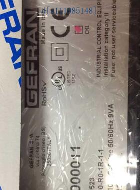 GEFRAN杰佛伦控制器F000011 100-RO-1R-1-1 PZ-34-A-025全新议价