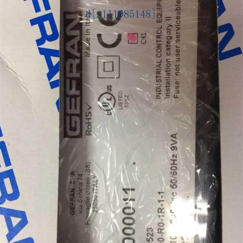 GEFRAN杰佛伦控制器F000011 100-RO-1R-1-1 PZ-34-A-025全新议价