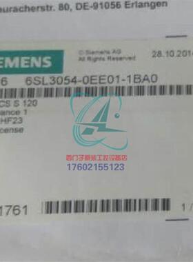 S120CF卡带固件选项性能扩展 6SL3054-0EE01-1BA0 全新