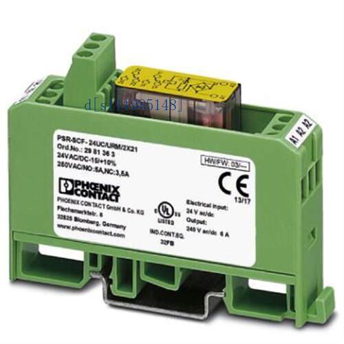 菲尼克斯 耦合继电器 - PSR-SCF- 24UC/URM/2X21 - 2981363-原装