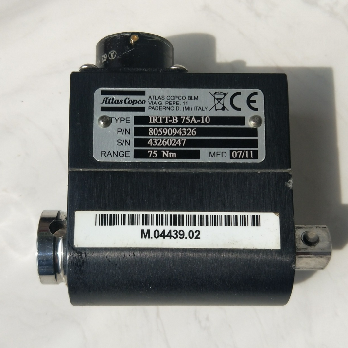 阿特拉斯75牛米扭矩传感器ATLAS扭矩传感器TYPE:IRTT 75A.10
