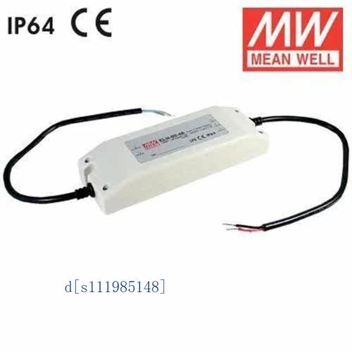 48V1.3Ag台湾明纬IP64防水电压调光LED电源 ELN-60-48D60W普