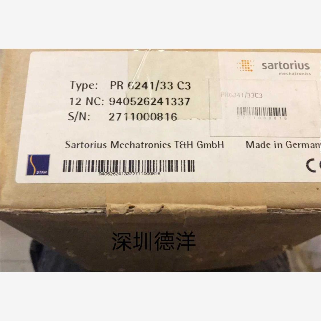 德国原产赛多利斯Sartorius称重传感器 PR6241/33 C3现货