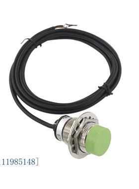 沪工短款金属感应接近开关PR30-15DN三线NPN常开DC24V 传感限位器