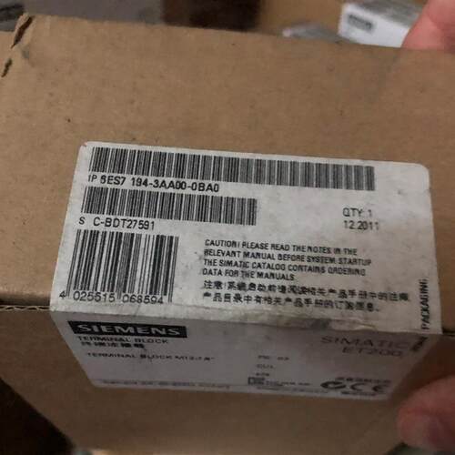 全新原装 模块6ES7194-3AA00-0BA0 6ES7 194-3AA00-0BA0