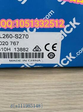 全新原装6020767 施克SICK 光电开关传感器WL260-S270 现货