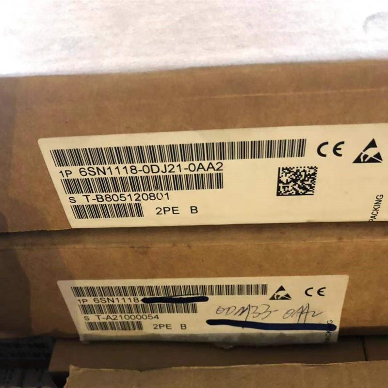 原装6SN1118-0DJ21-0AA2/机架式控制模块6SN11180DJ210AA2