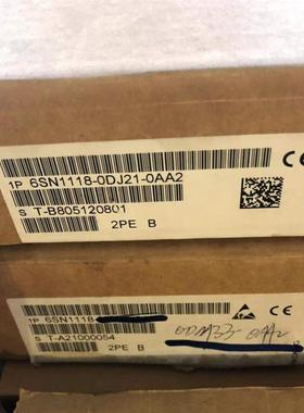 原装6SN1118-0DJ21-0AA2/机架式控制模块6SN11180DJ210AA2