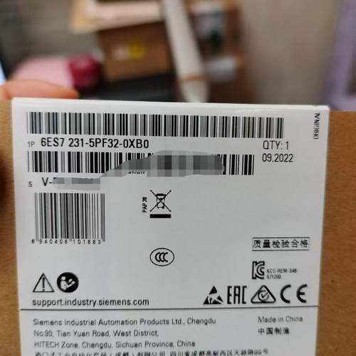 6ES7231 6ES7 231-5PF32-0XB0热电阻模块6ES72315PF320XB0