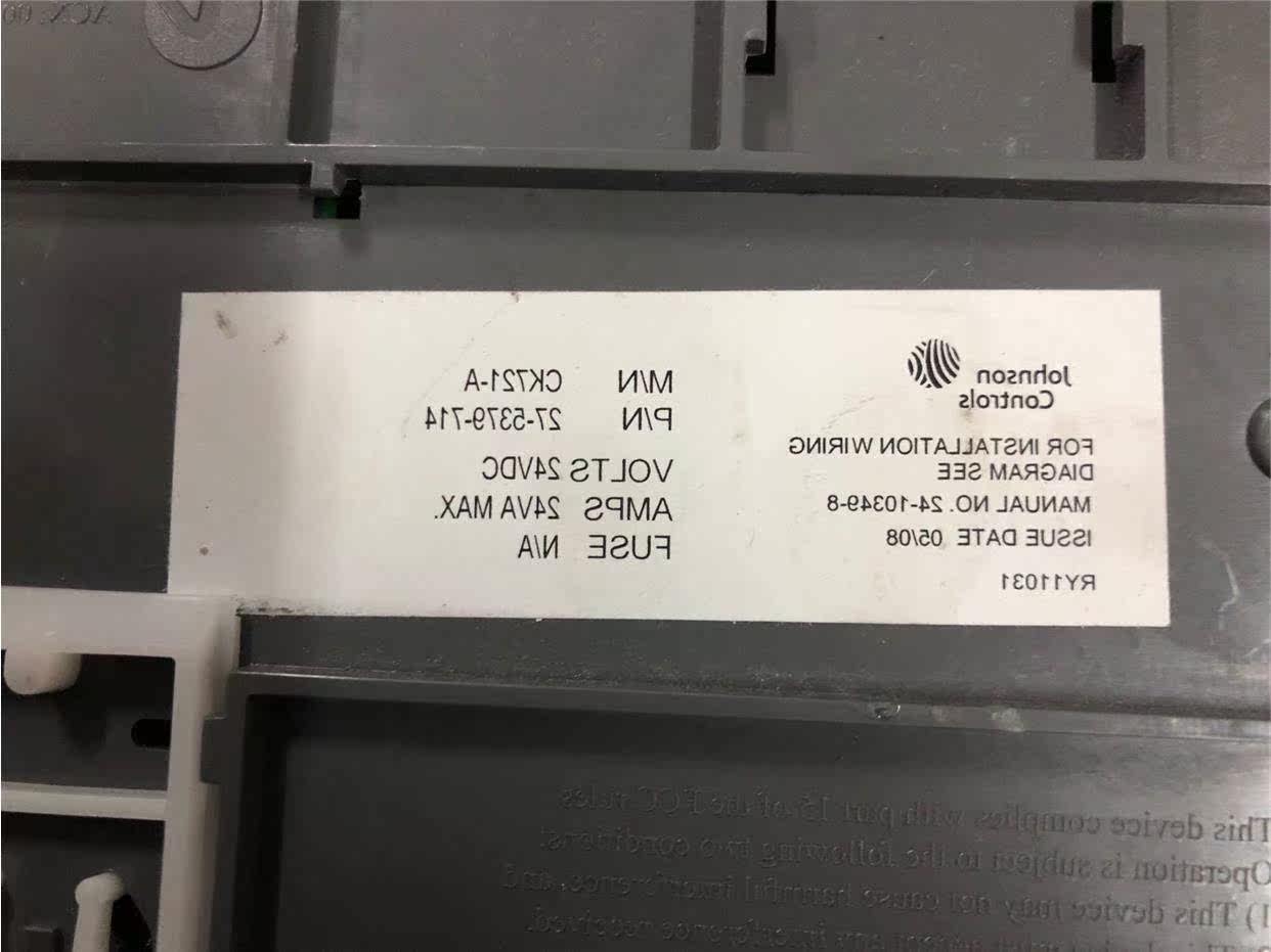 johnson controls江森控制器ck721-a 原装现货