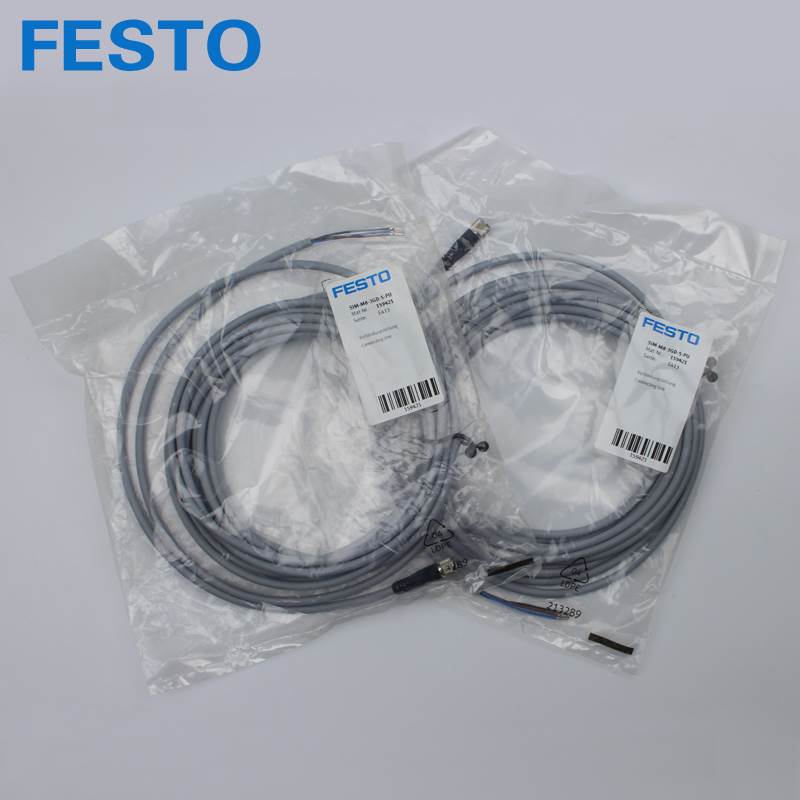 FESTO 带电缆插头插座 SIM-M8-3GD-2,5-PU 159420 158960 158963