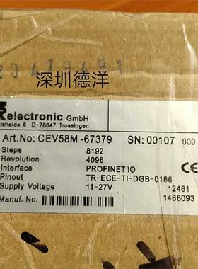 帝尔Relectronic编码器CEV58M-67379全新库存现货正品【现货】