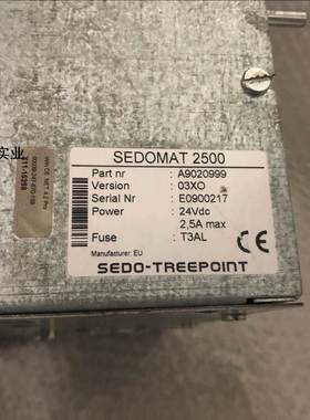 SEDO染色机系统屏SEDOMAT 2500 原装现货议价A9020999