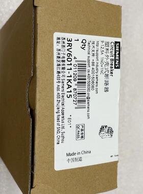 西门子马达断路器     3RV6011-1KA10 3RV